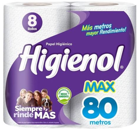 Higienol Max 80 Mts X 40 Unid (1505)