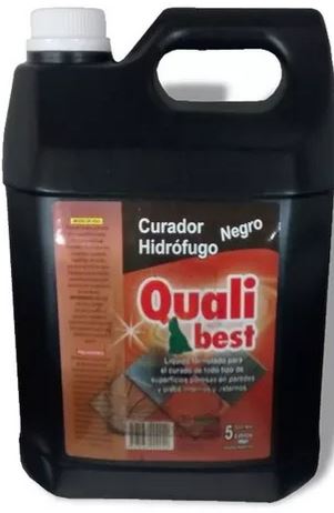 Curador Hidrofugo Negro Qualibest X 5 Lts