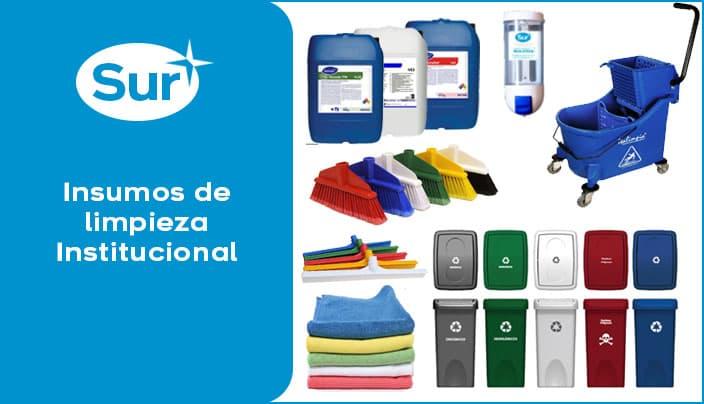 Insumos de limpieza Institucional