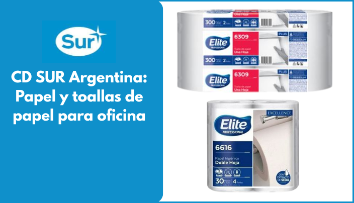 CD SUR Argentina: Papel y toallas de papel para oficina